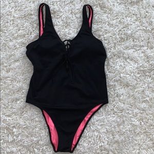 Victoria Secret lace up one piece